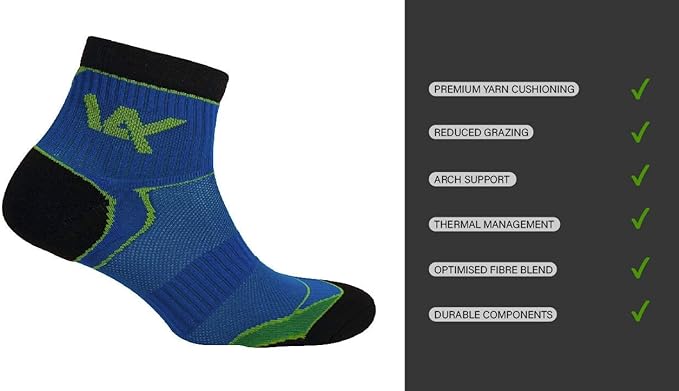 Ardent Swift Running Socks - Dynamic Blue