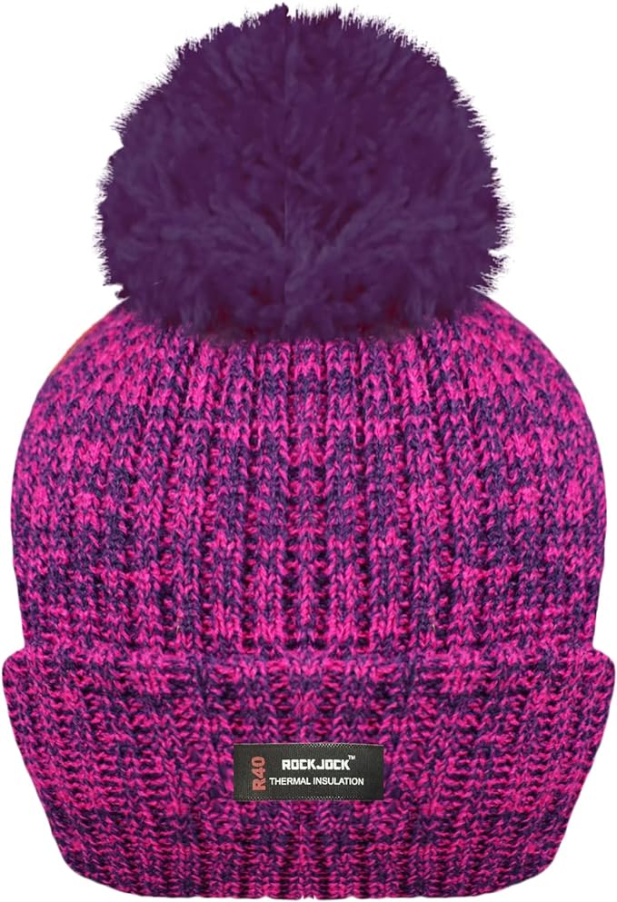 Rockjock Thermal Lined Bobble Hat