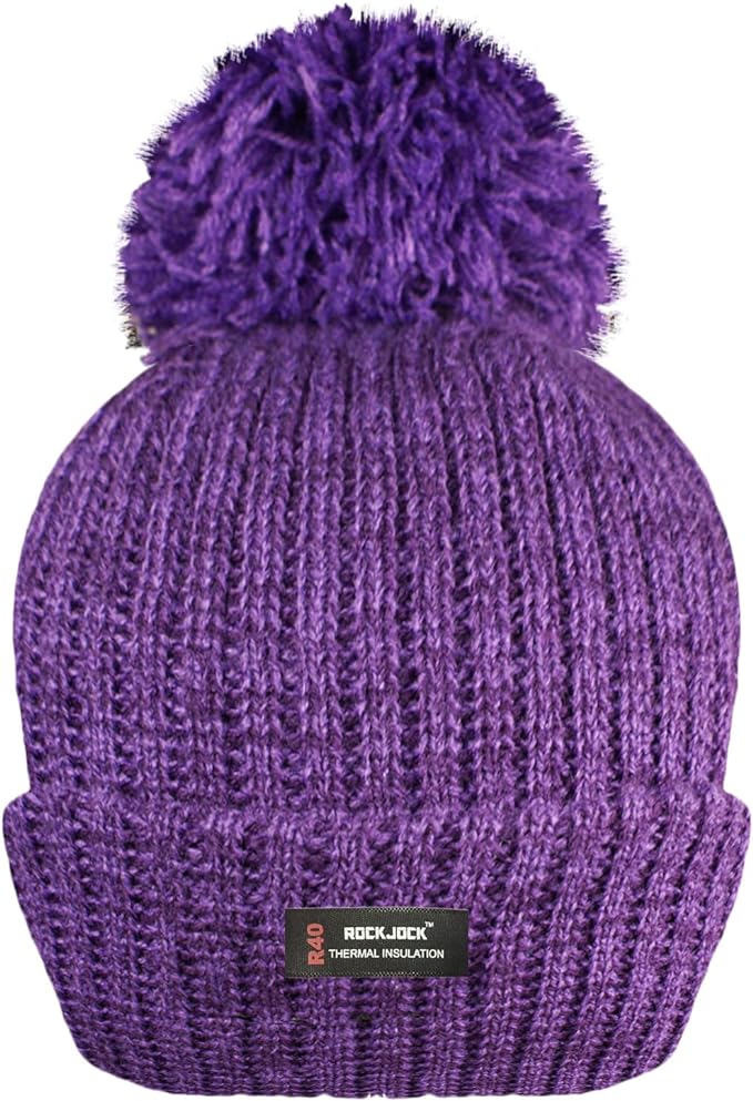 Rockjock Thermal Lined Bobble Hat